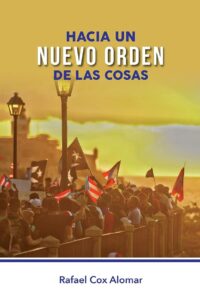 Book cover featuring a crowd holding flags with a sunset background, showcasing the title and author's name.